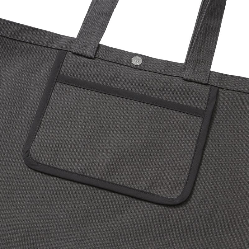 Weekend warrior typography printing tote-bag (Charcoal)