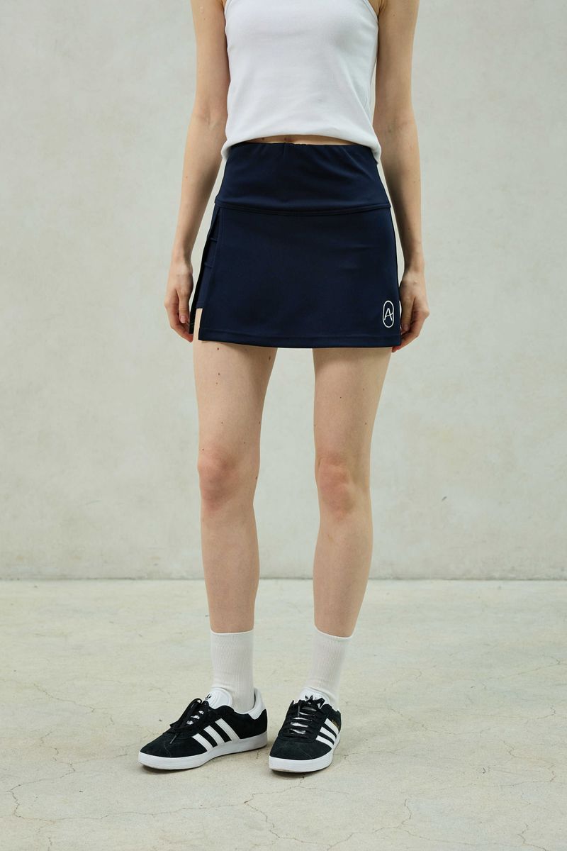 BONNY JERSEY SKIRT PANTS / NAVY
