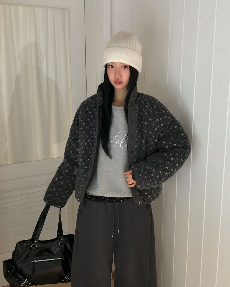 [ORIGINAL] Heart Dot Wool Jumper