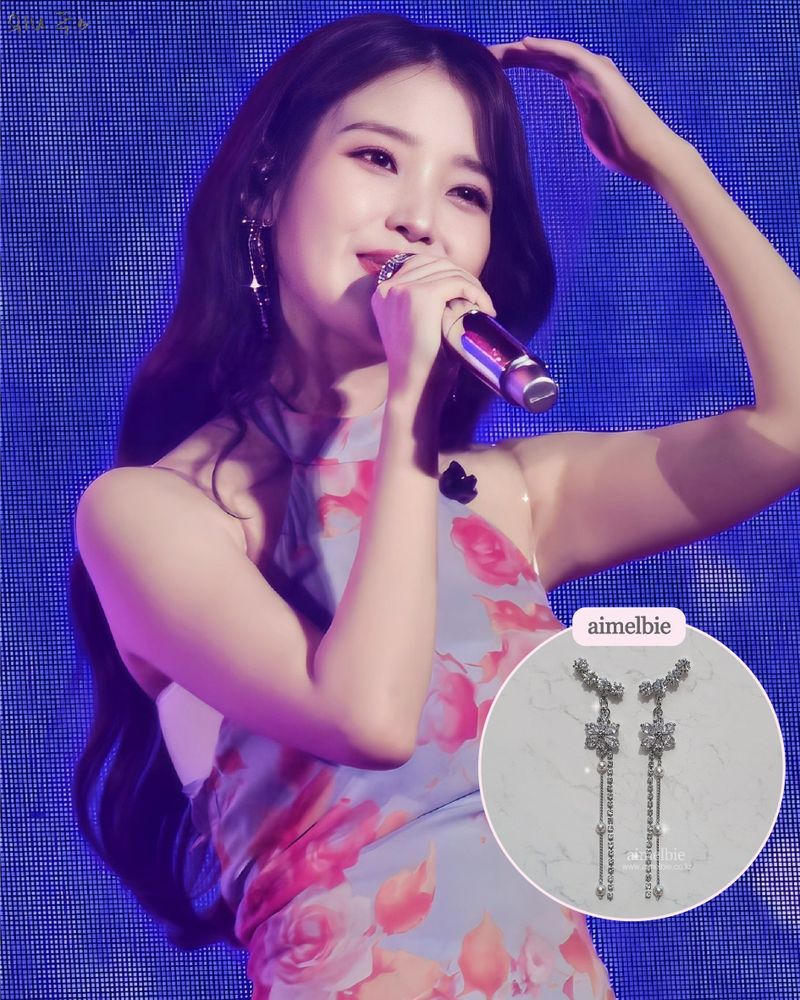 [IU Earring] Daisy Wing Earring - Longdrop (Silver color)