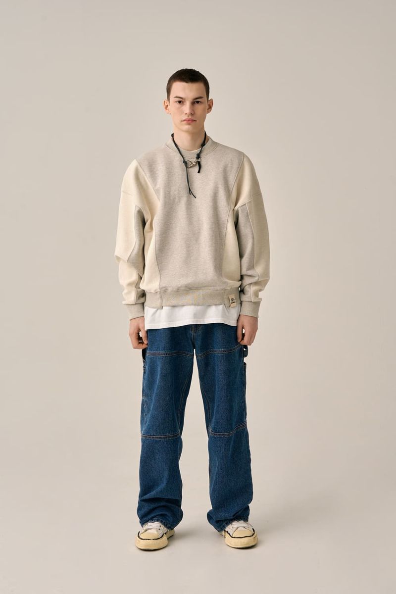 PATTERN LINE WORK PANTS