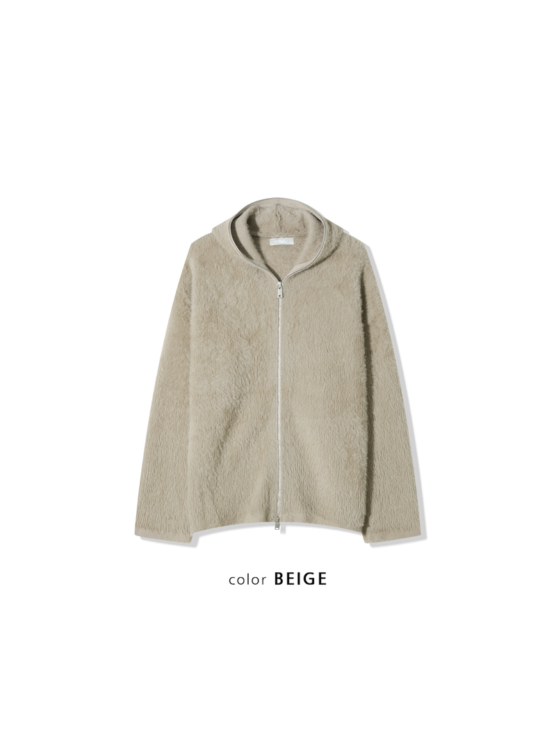 Wonder Angora Knit Zip-Up (4 Colors)