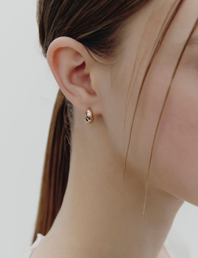 26SS★ Truvion Silver One-Touch Earrings S