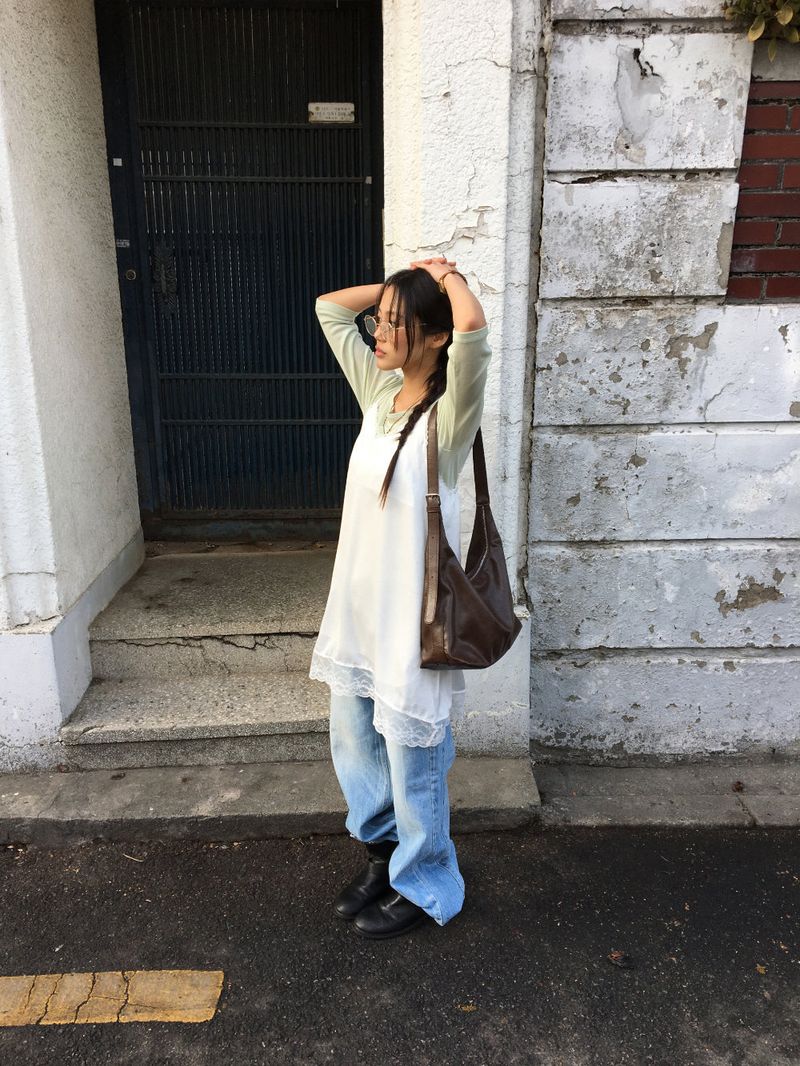 Peacock Light Washed Denim (1color)