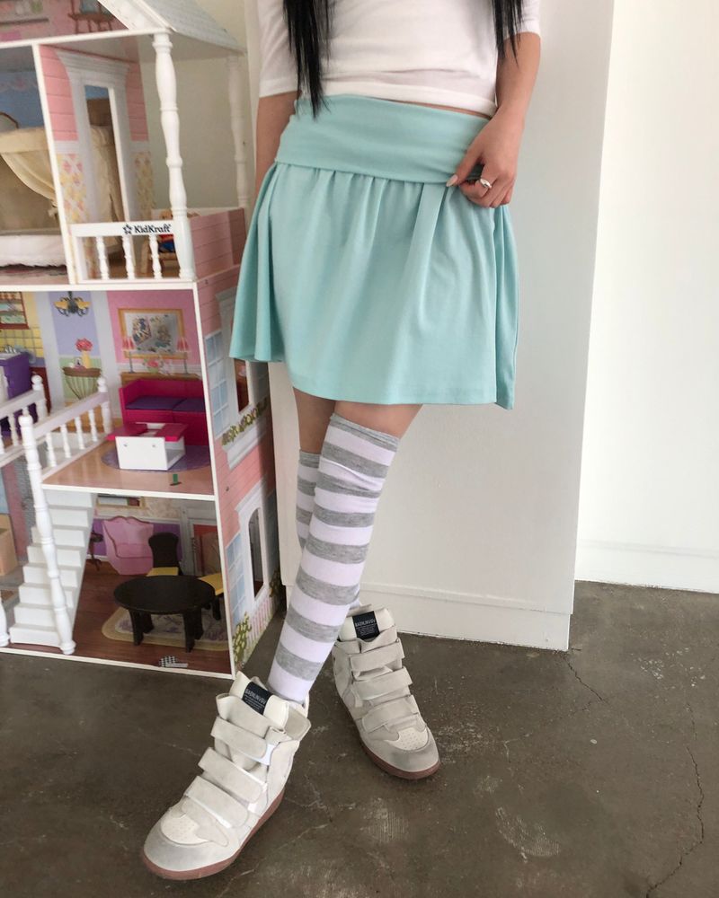 Shannon Stripe Knee Socks