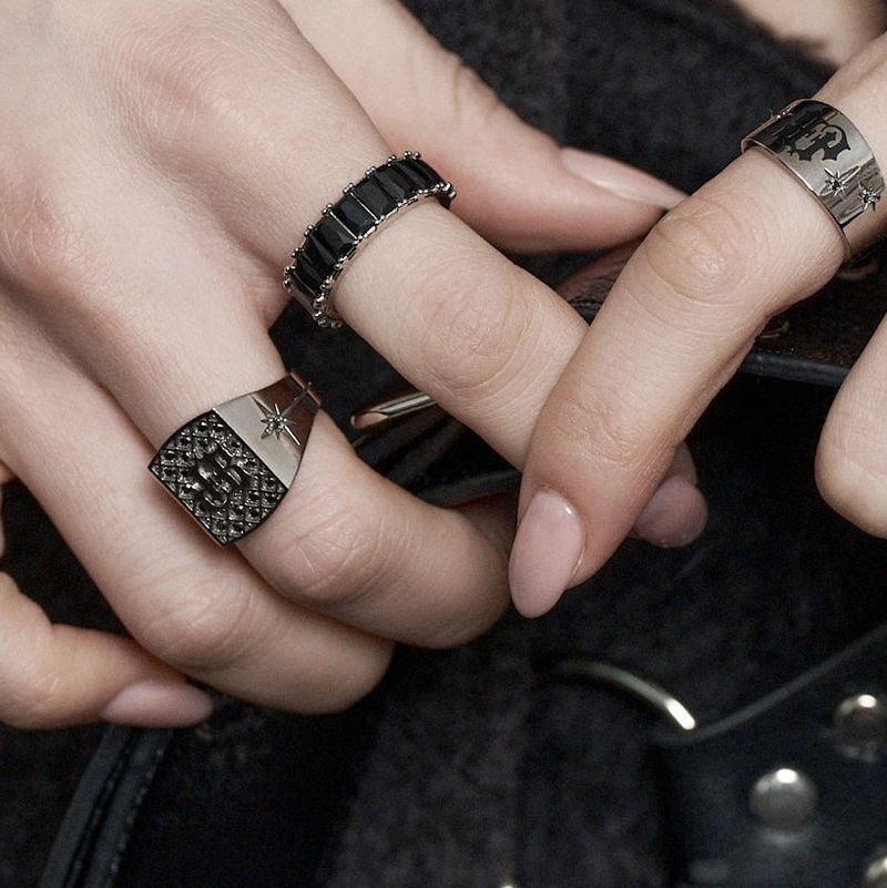 [SILVER925] BP Zenith grid squa Ring