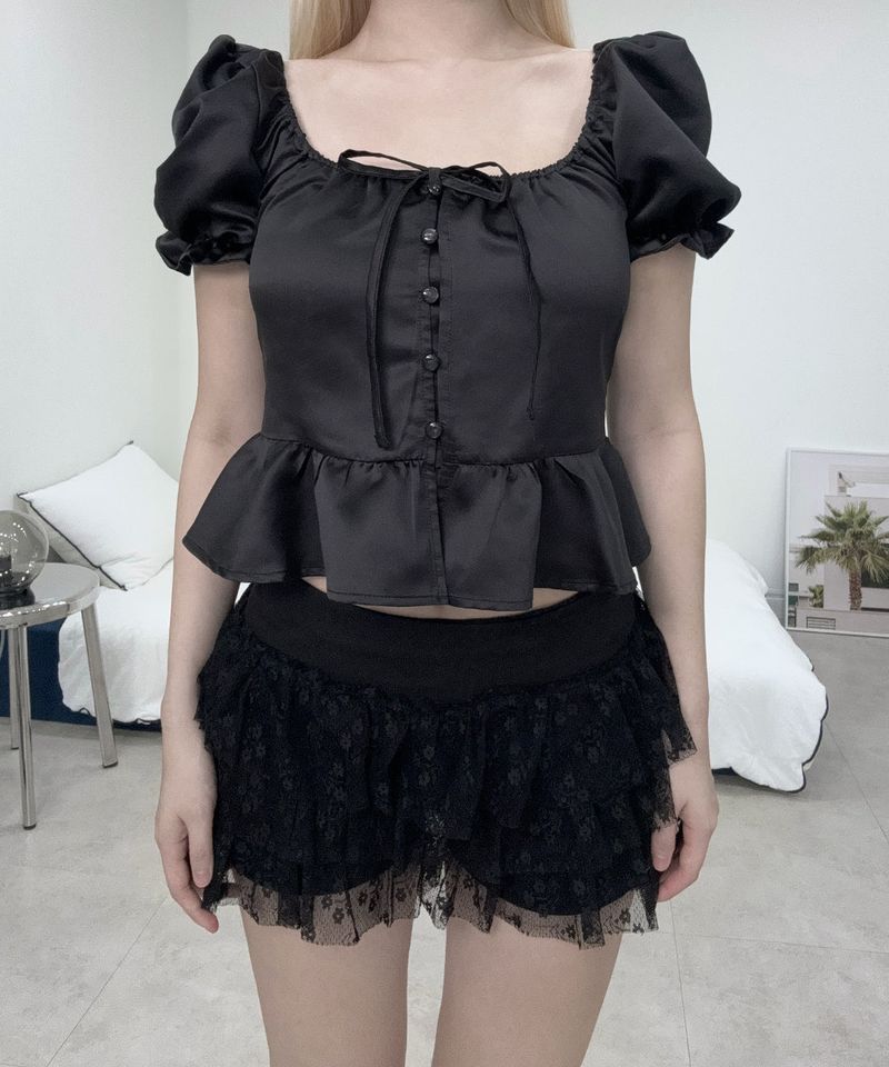 Flower Tiered Skirt (3colors)