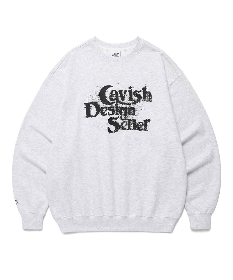 cavish（カビシ）の「DUST SELLER LOGO SWEATSHIRT LIGHT GREY(CV2EFUM442A)（Tops）」