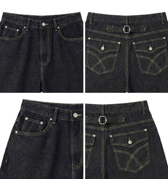 Desert Backbuckle Bermuda Pants
