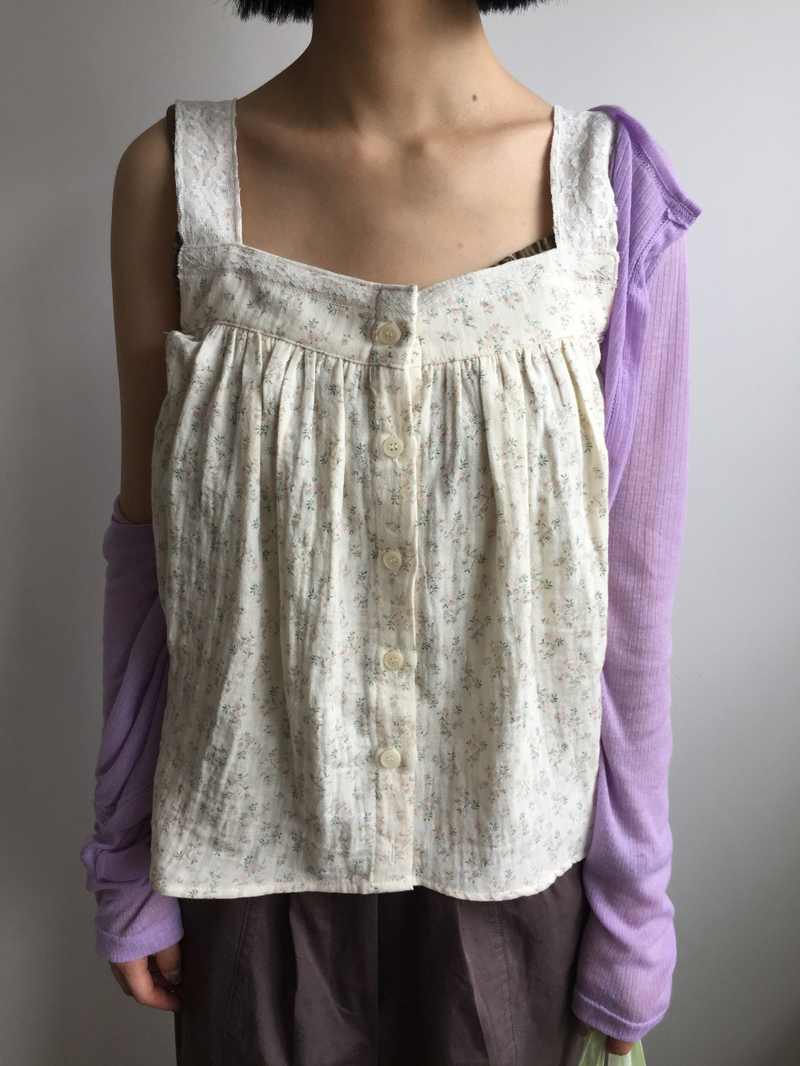 Depe Floral Button Blouse (2color)