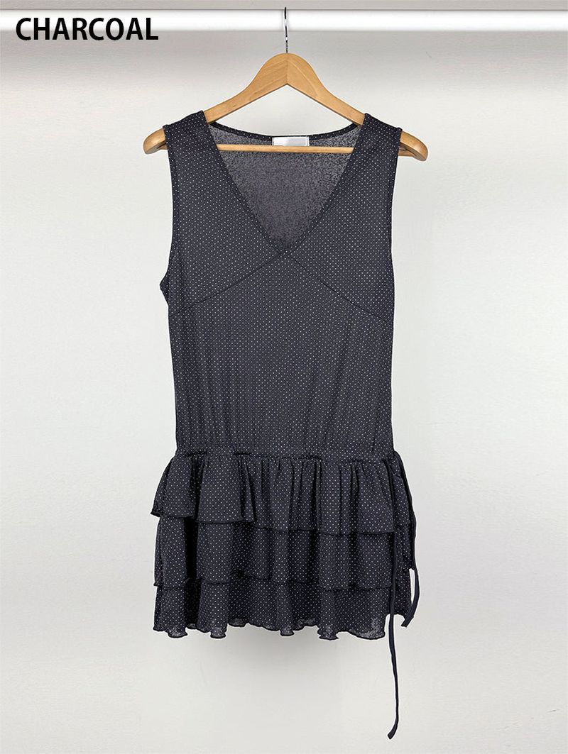 DOT CANCAN LAYERED DRESS (3C)