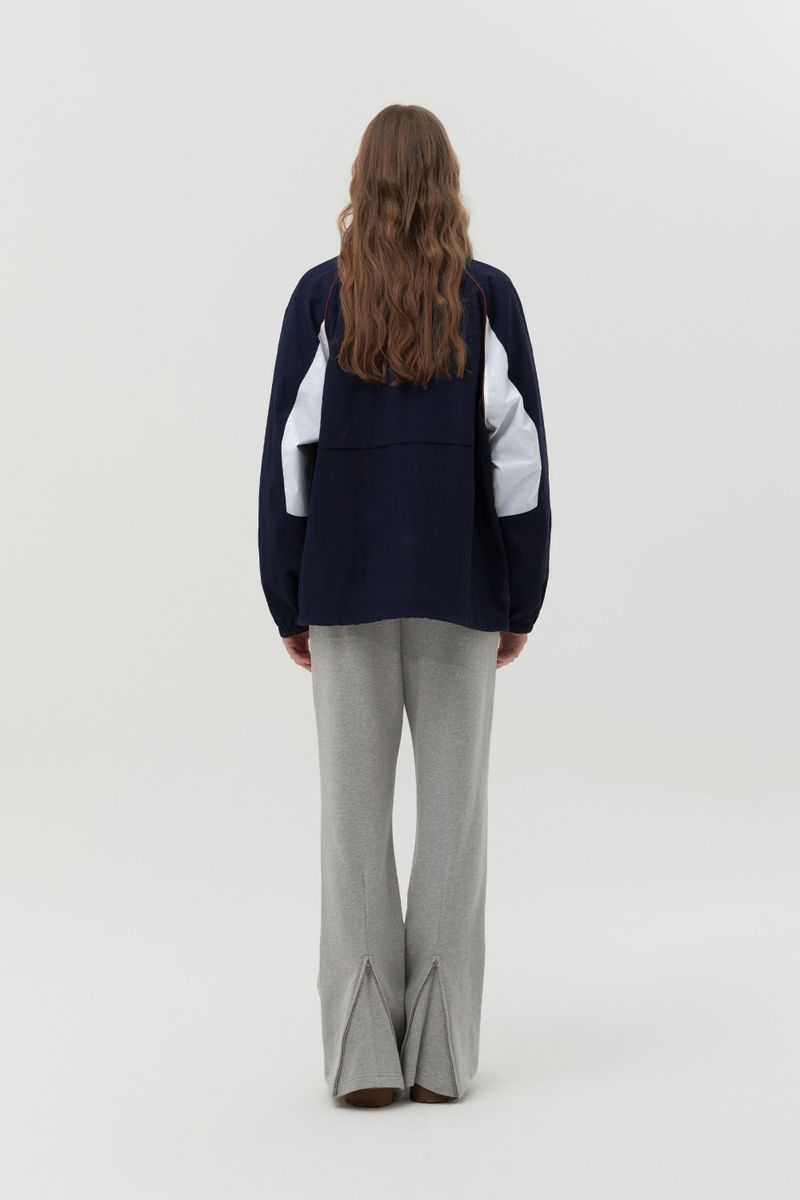 COLOR BLOCK RAGLAN JUMPER [DARK NAVY]