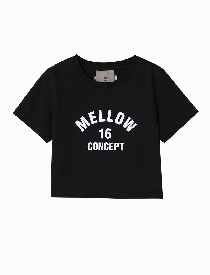 MCT W05 Black concept Crop T-shirts