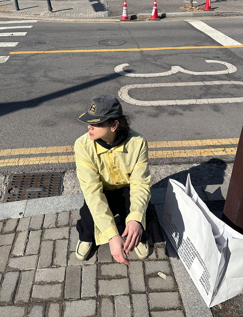 No.1135 W thin trucker JK (3color)
