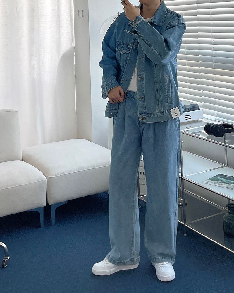 No. 57 Washing denim jacket (4 colors)