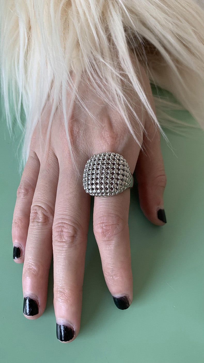 House of haus（ハウス オブ ハウス）の「マイク スクエア シルバー リング（アクセサリー）」