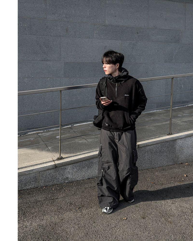 SERNIC Hooded Fleece Warmer Anorak
