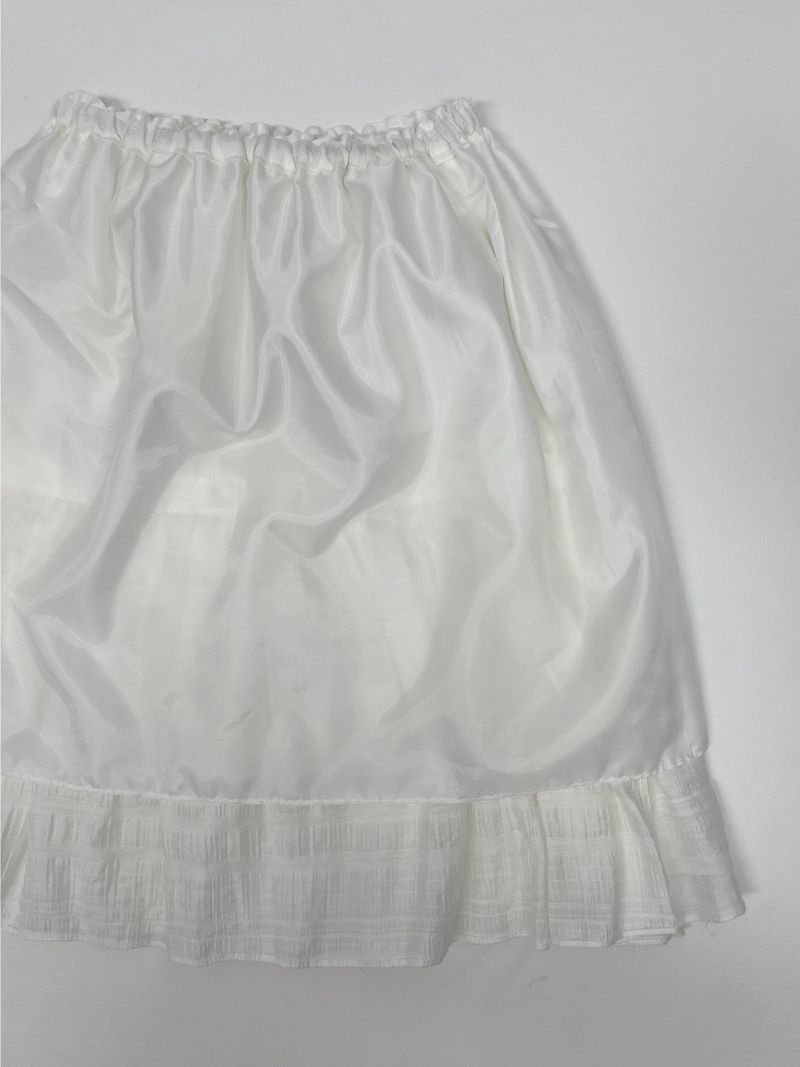 Shiny Flare Midi Skirt