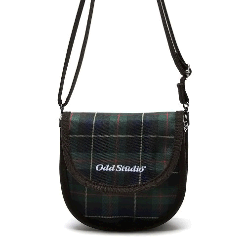 ODDSTUDIO（オッドスタジオ）の「CHECK MINI ROUND CROSS BAG - 3COLOR（Bags）」