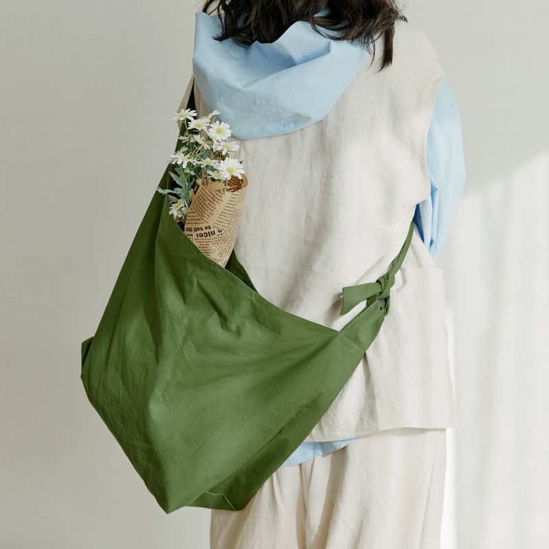 malen（マレン）の「unisex cross bag olive green（Bags）」