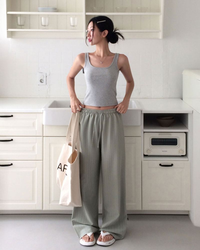 [MADE] Wear, striped long pants