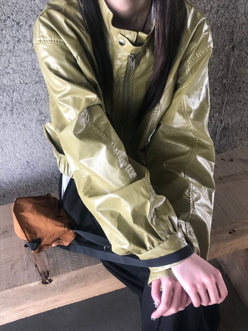 Sewing two-way leather jacket