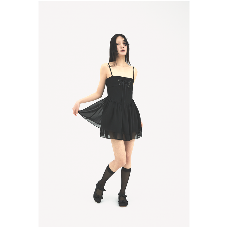 Bustier dress Black