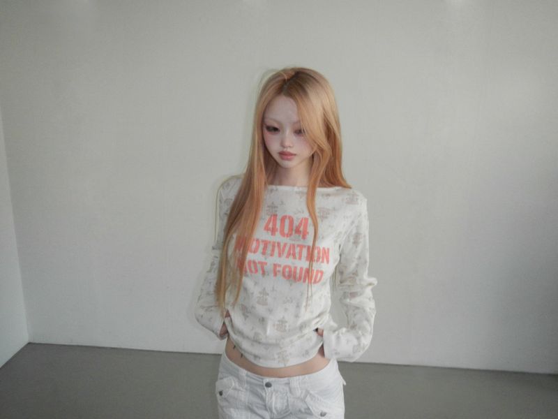 merry-go-round number tee(2 color)