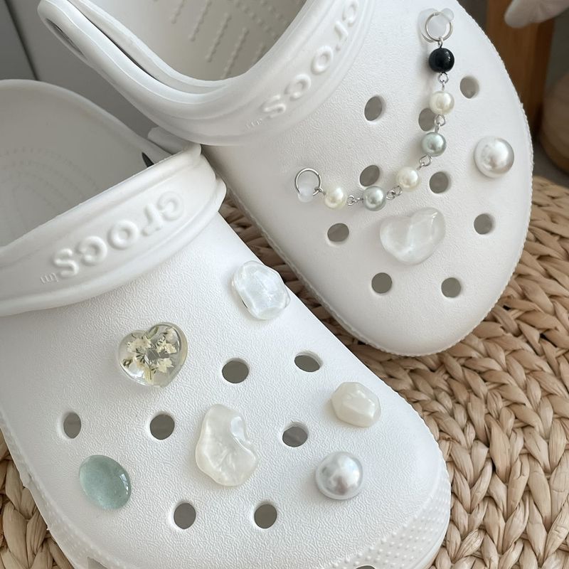 [made]warm colors resin shoes charm set 
