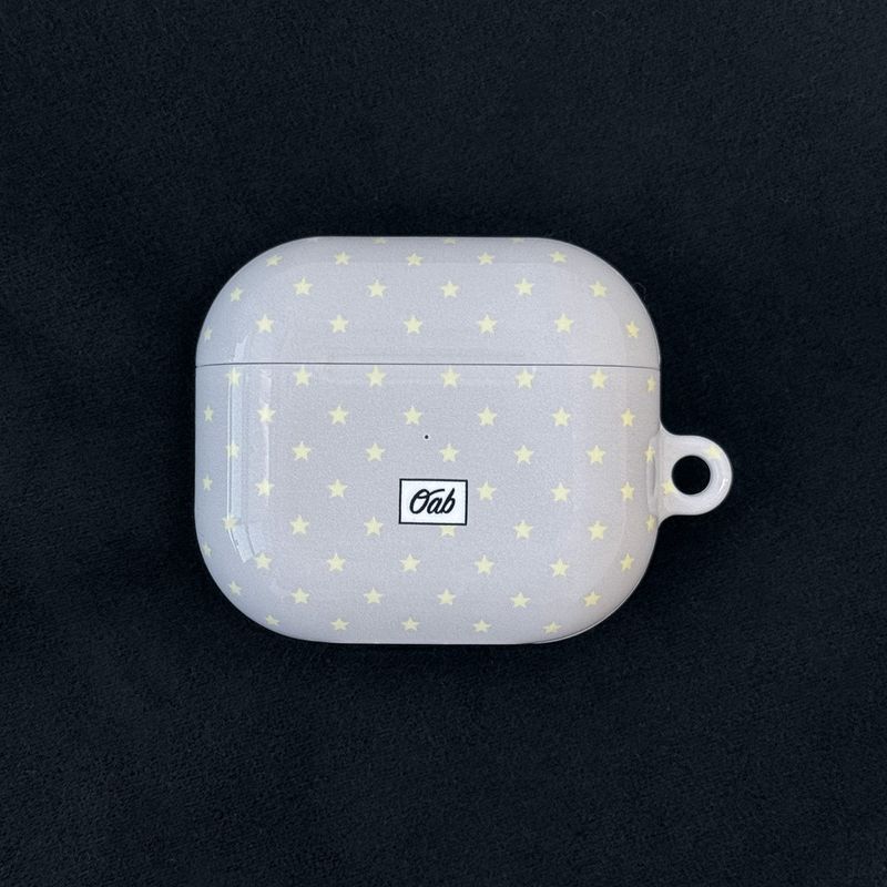 oab milky airpods case (gray)