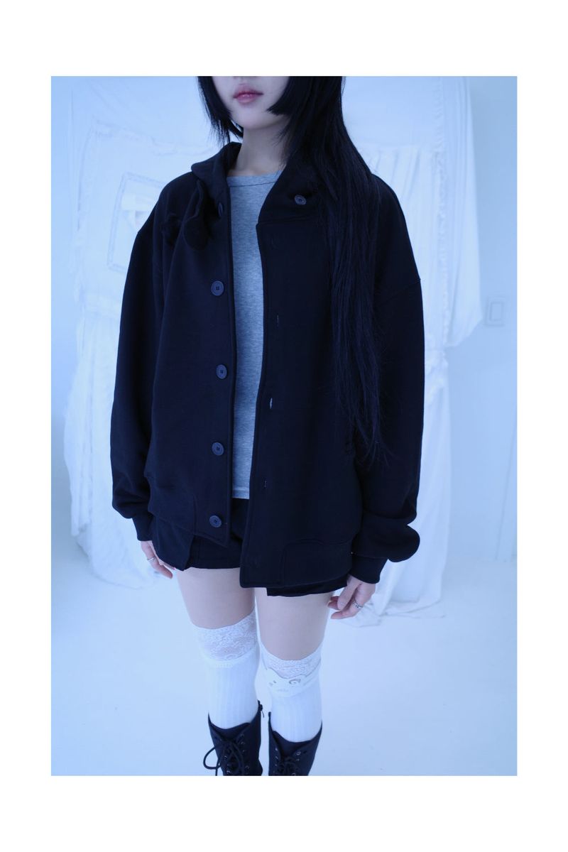 Wish hood zip-up (4color)