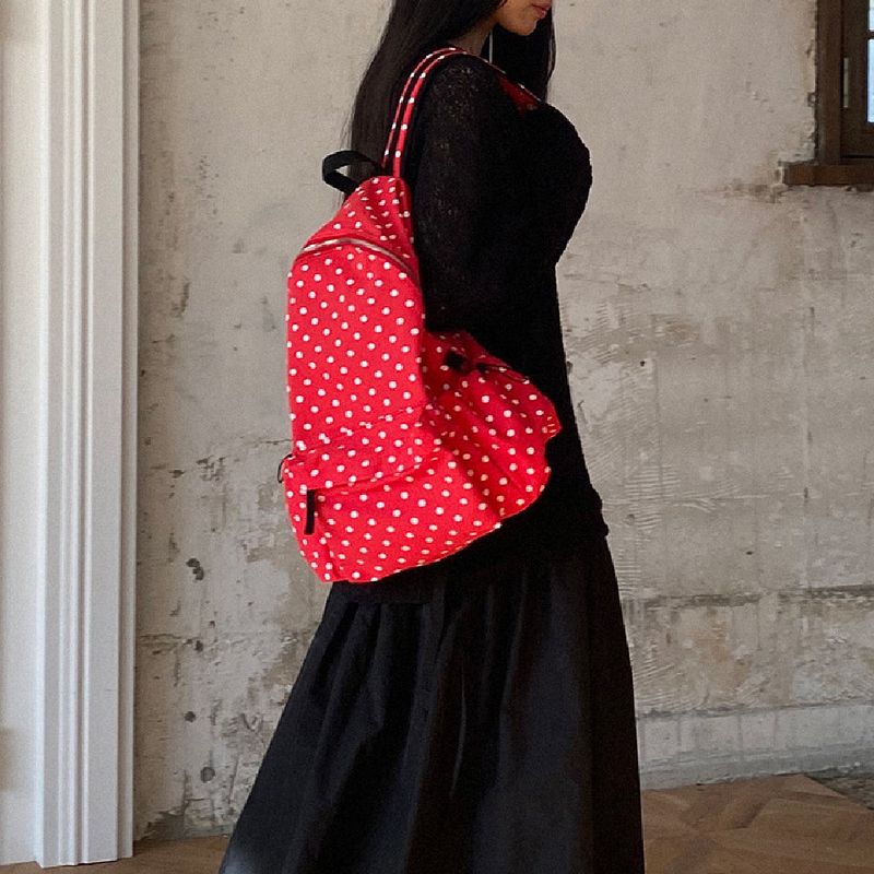 KOOKEESEE（クキシ）の「Anne DOT Backpack (red)（Bags）」