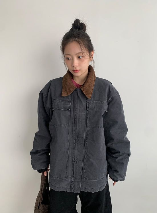 BAON（バオン）の「Shoji 3oz Washing Collar Quilted Jacket（Jackets/Outerwear）」