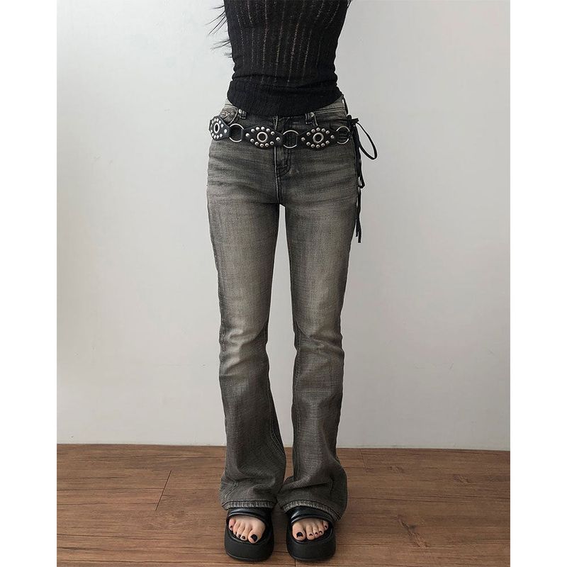 Drawing High-waist Bootscut