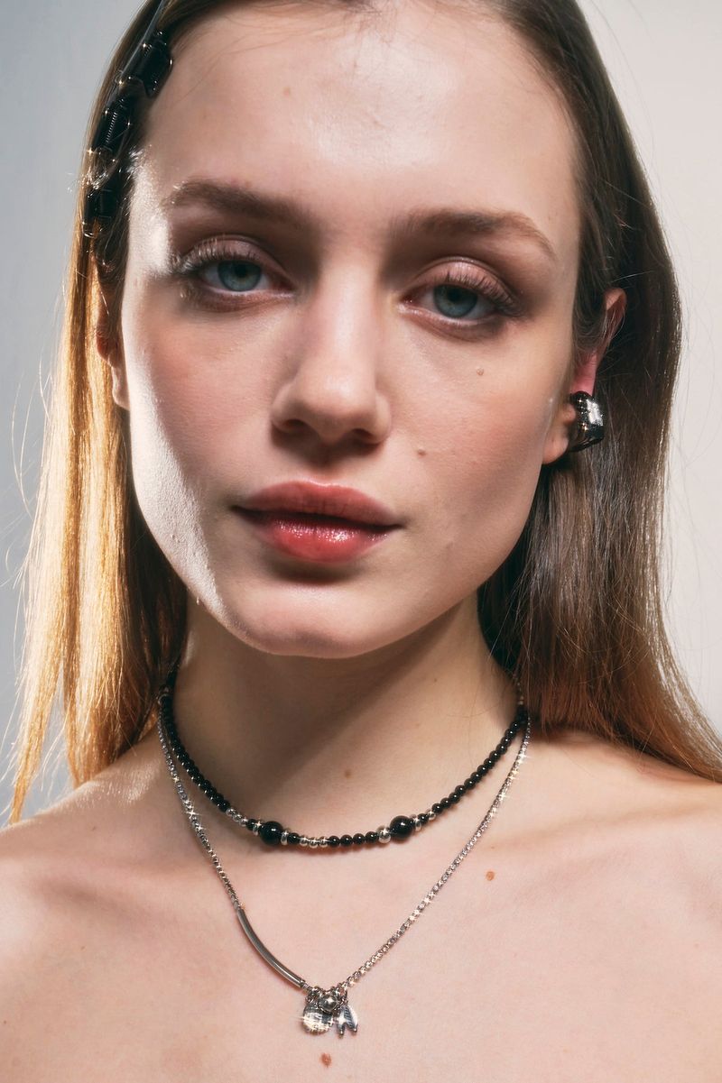 NO.318 [BLACK] GEOMETRY SQUARE EARCUFF