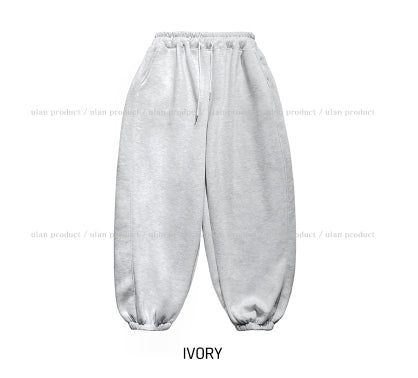 Tully Brushed Side Pintuck Balloon Jogger Pants