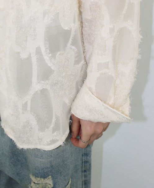 FEATHERY LACE SHIRT