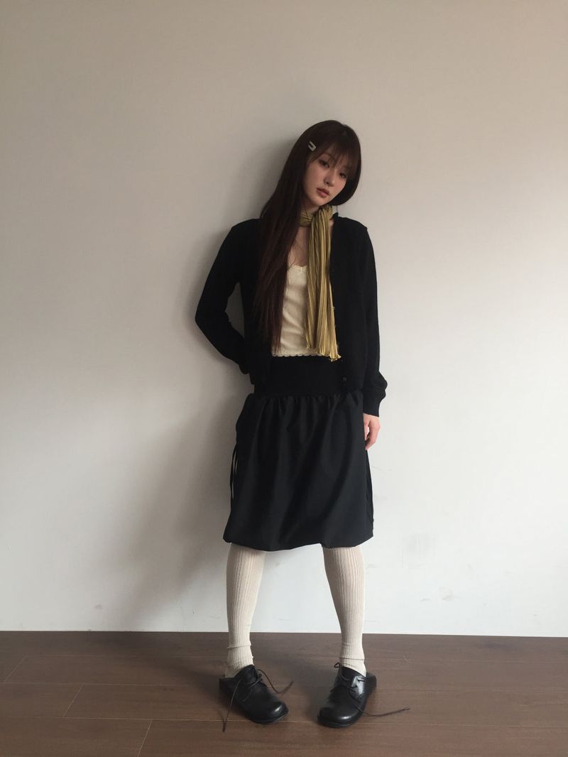 Nobile Frill V-neck Cardigan (3color)