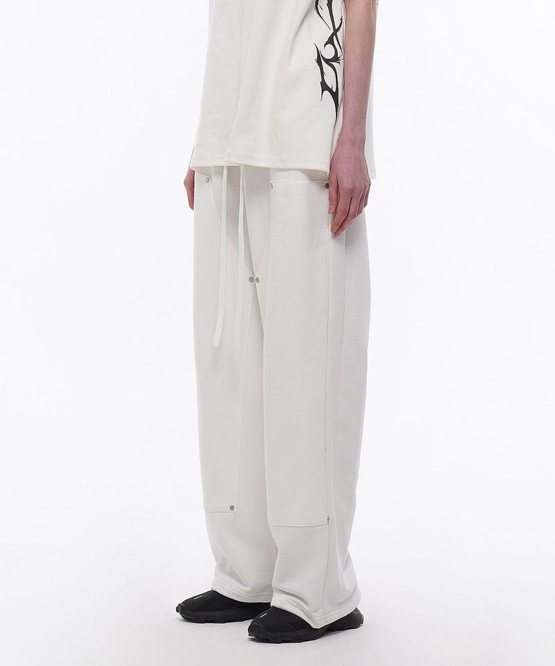 DXOH(ディソエイチ)の「リベットワイドパンツ(パンツ)」