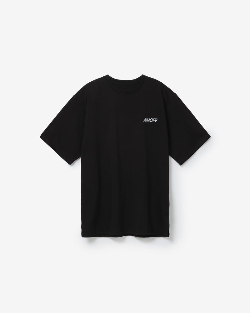 AIMOFF（アイムオフ）の「aim T-shirts [ black ]（Tops）」