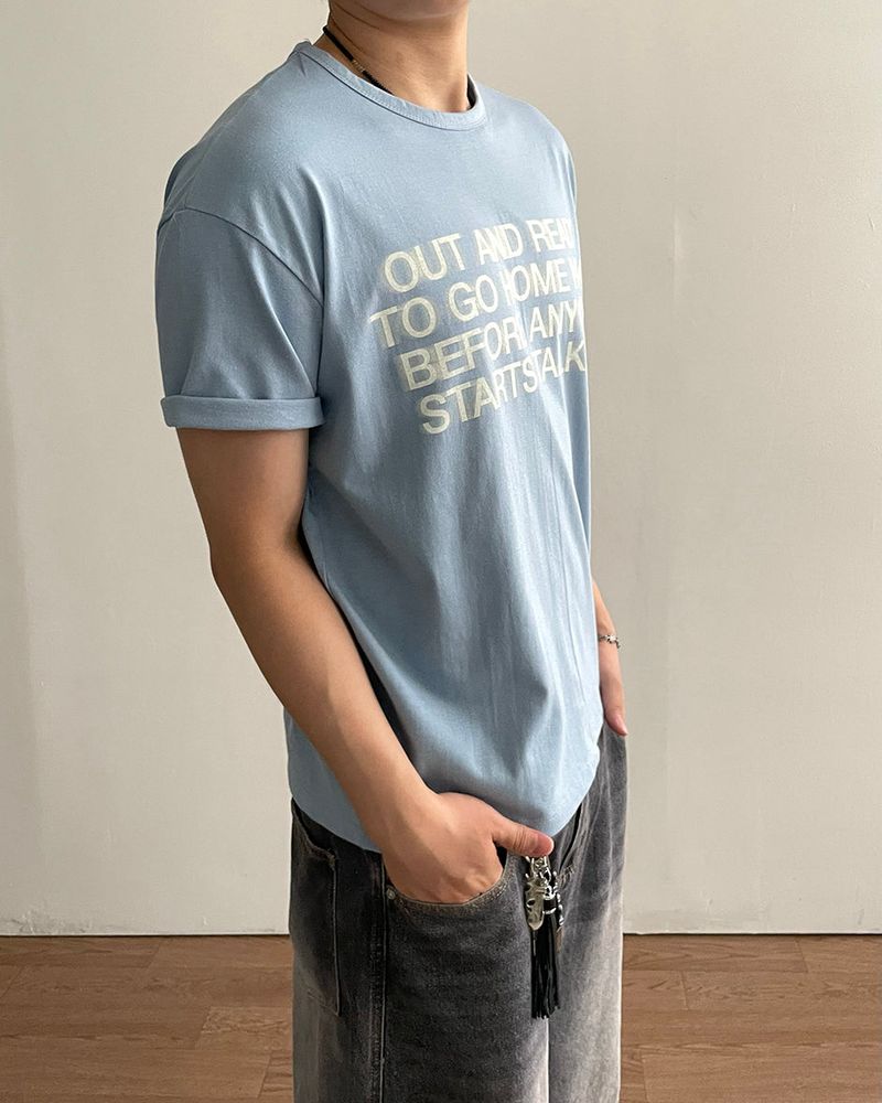 Blur Printing Short Sleeve T