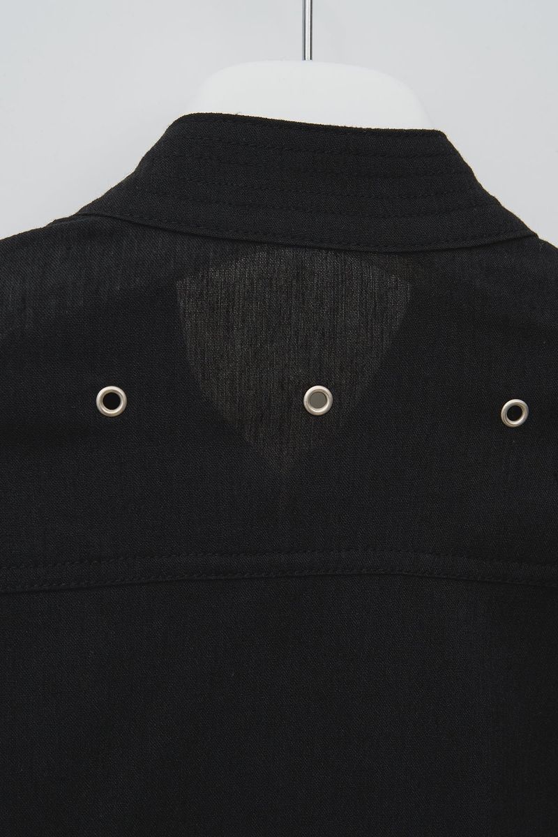 Non Collar Linen Jacket (2color)