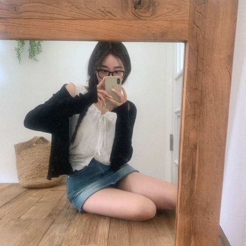 [BELLIDE MADE] Solve Round Rib Cardigan