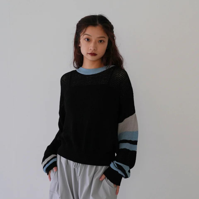 asymmetric summer knit