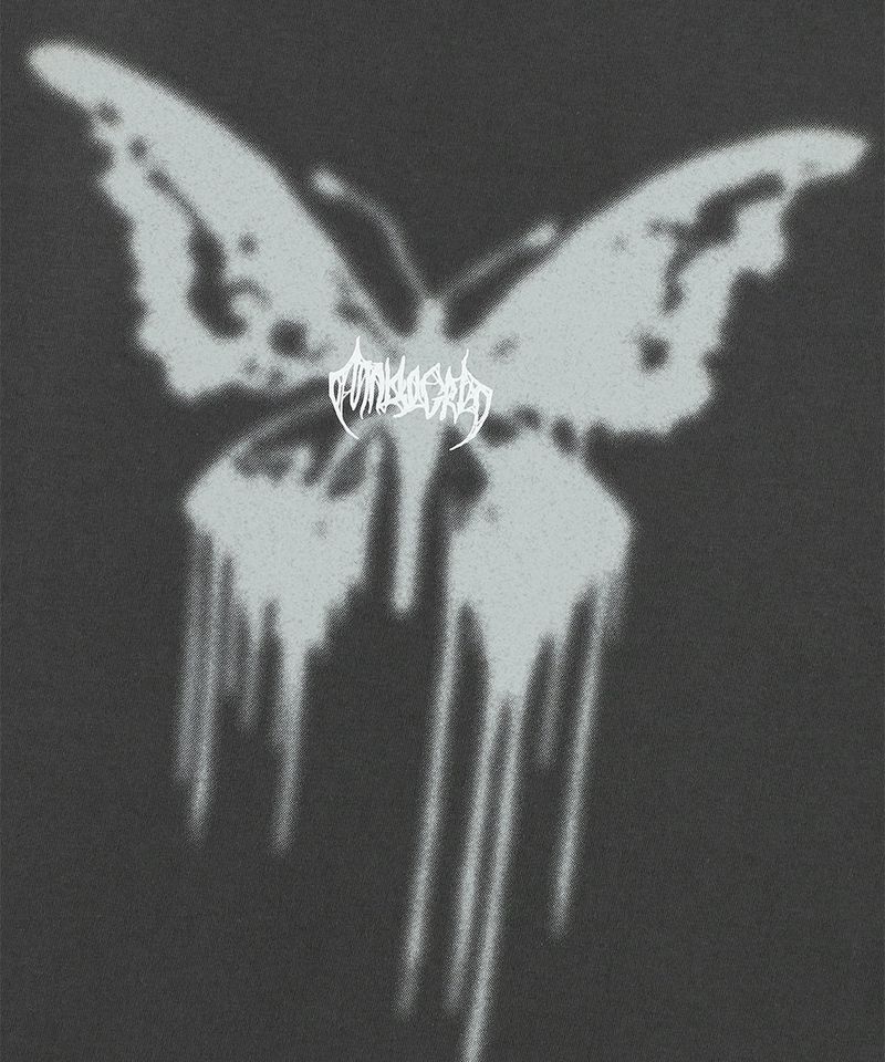 BUTTERFLY GOTH CROP TEE