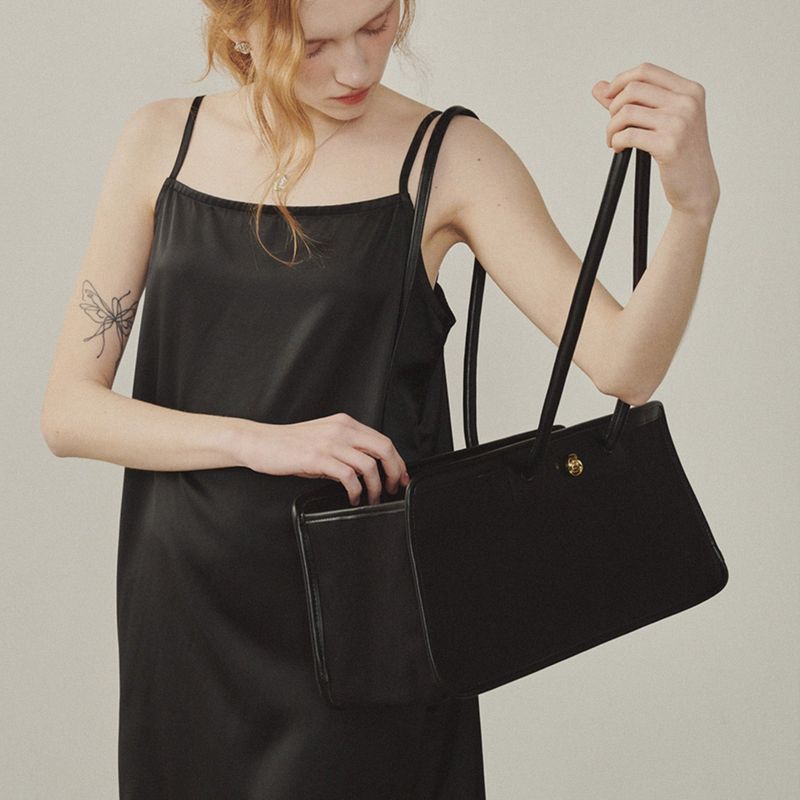 Signature Rose Canvas Bag
