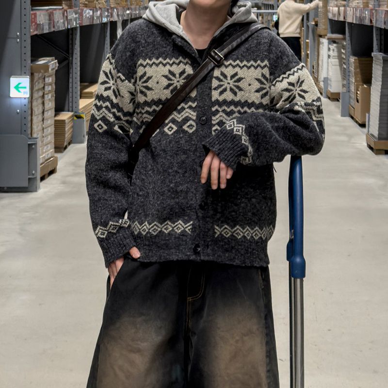 Fiora nordic knit cardigan