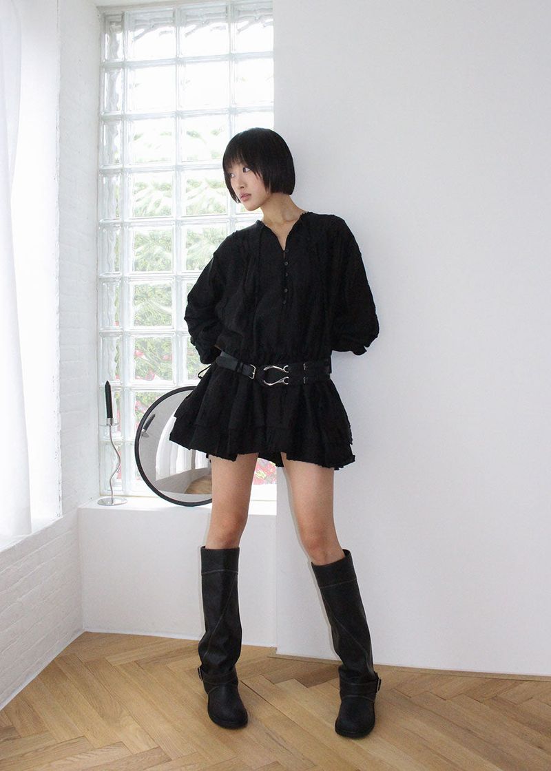 FOLDING BUCKLE BOOTS