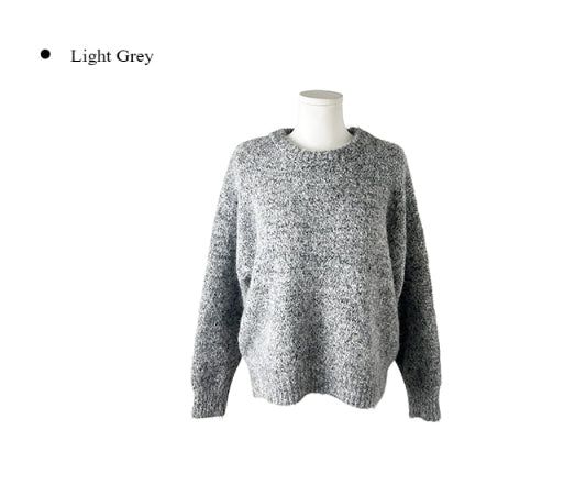 Earls Bokashi Round Thick Loose Fit Knit
