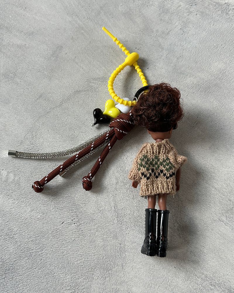 Tyla tanning doll key ring